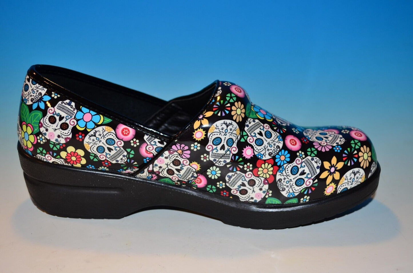 Savvy Brandy Nursing Shoes - Sugar Skulls II - Size 8