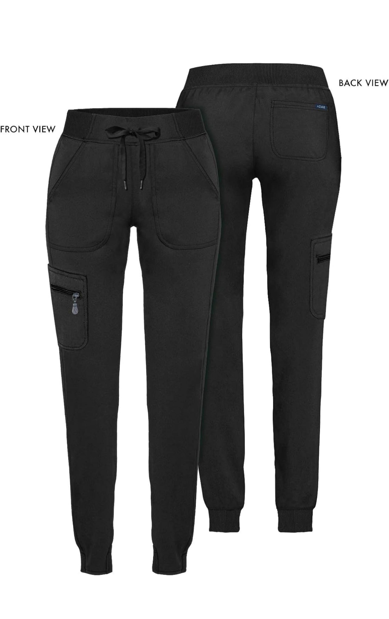 Adar Pro Women's Modern Athletic Jogger - Scrub Pants - 9500