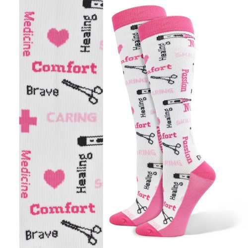 Inspirational Fashion Compression Sock - Luv Scrubs LLC