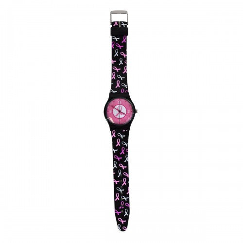Pro Cure™ Pink Ribbon Awareness Jelly Watch - Luv Scrubs LLC
