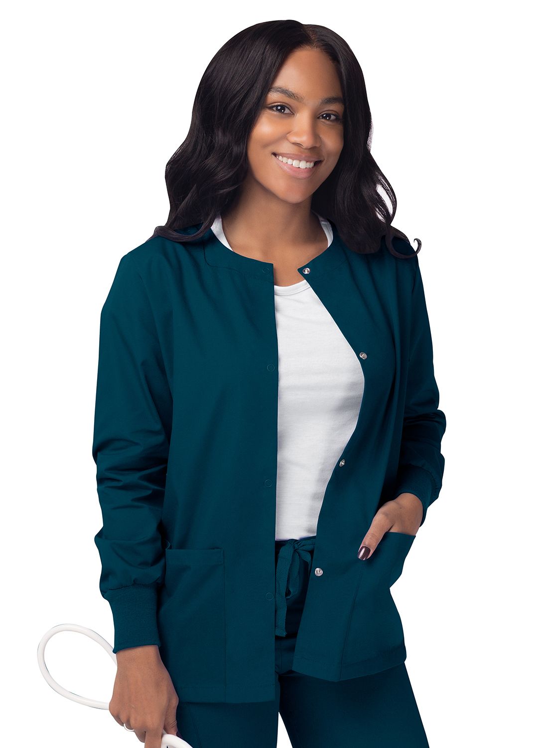 Caribbean Blue Women's Medical Scrub Jackets - Luv Scrubs LLC